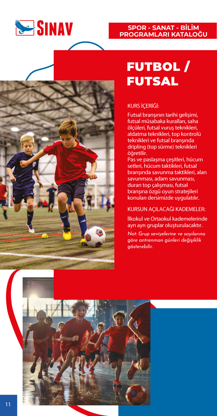 2024 - 2025 Eğitim Öğretim Yılı Spor - Sanat - Bilim Programları Kataloğu