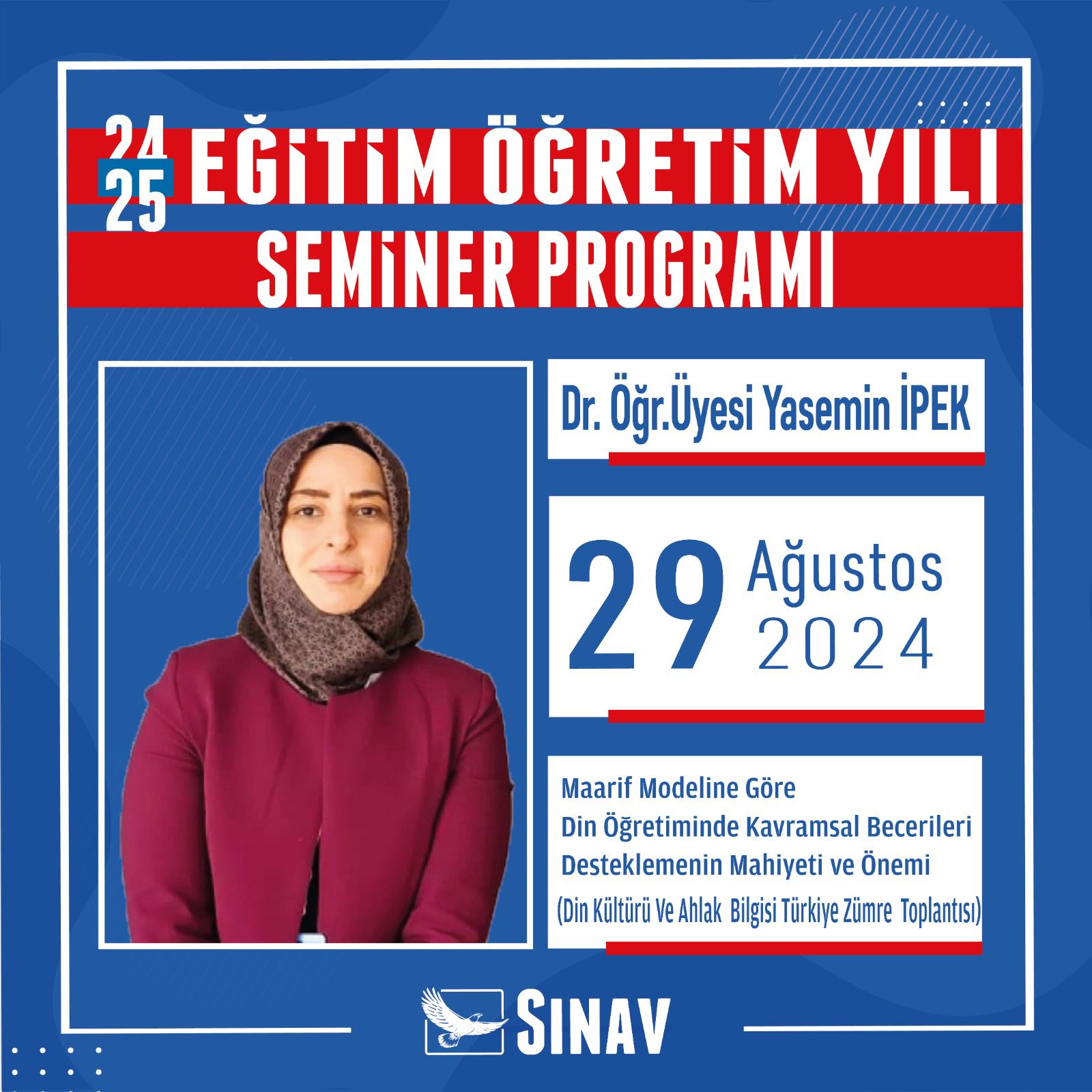 SEMİNER PROGRAMI SINAV KOLEJİ 2024 - 2025