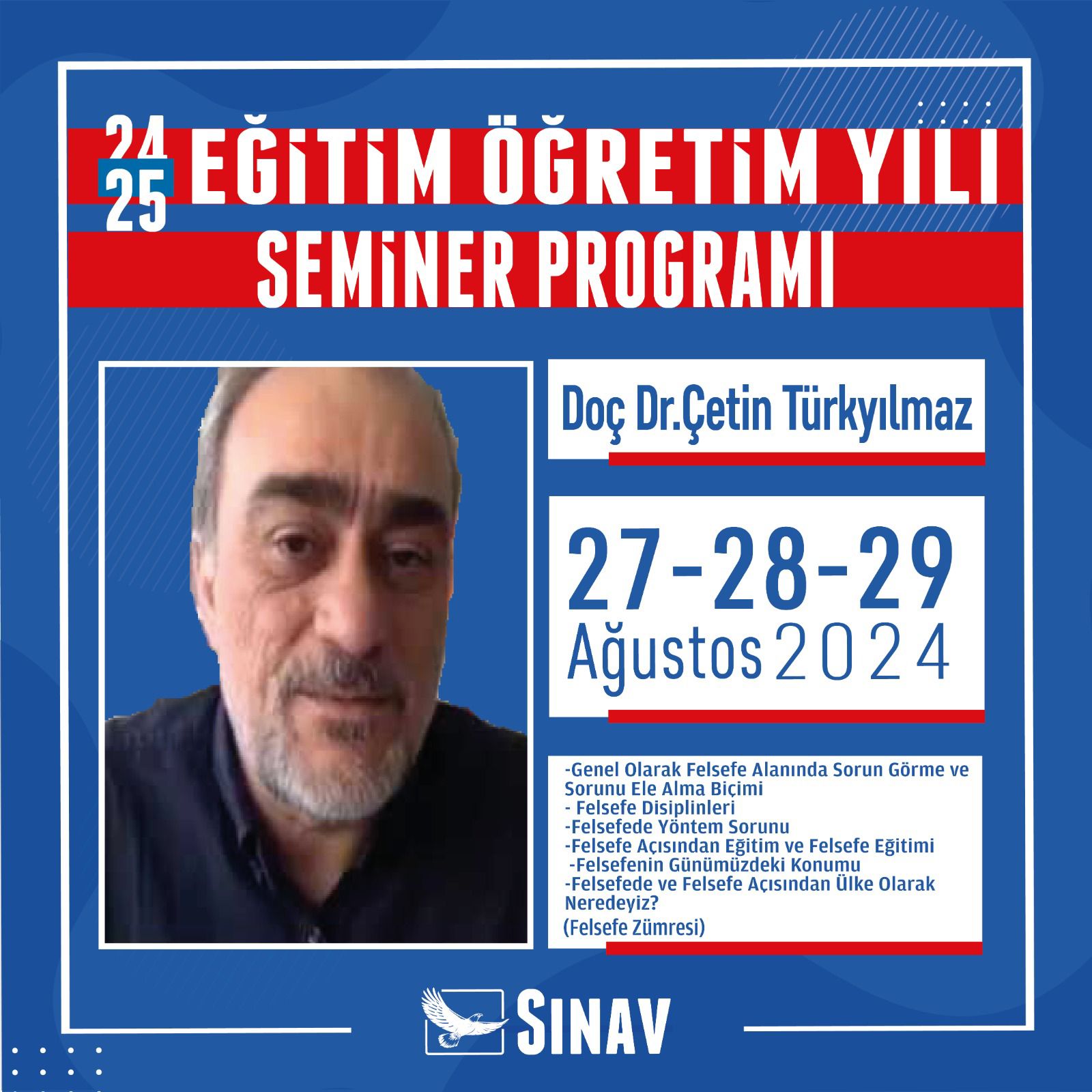SEMİNER PROGRAMI SINAV KOLEJİ 2024 - 2025