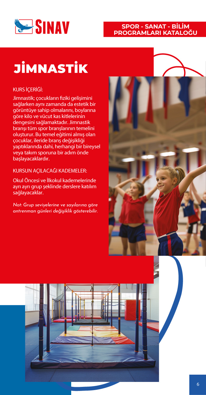 2024 - 2025 Eğitim Öğretim Yılı Spor - Sanat - Bilim Programları Kataloğu