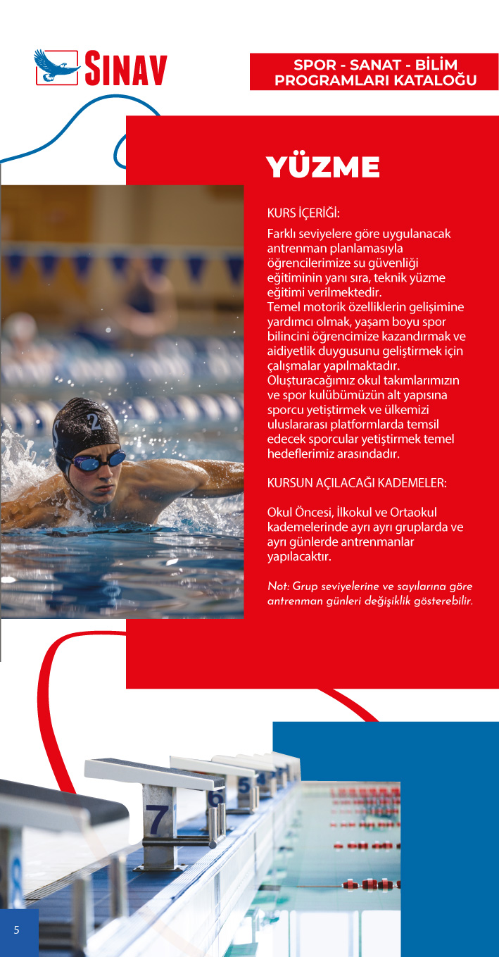 2024 - 2025 Eğitim Öğretim Yılı Spor - Sanat - Bilim Programları Kataloğu